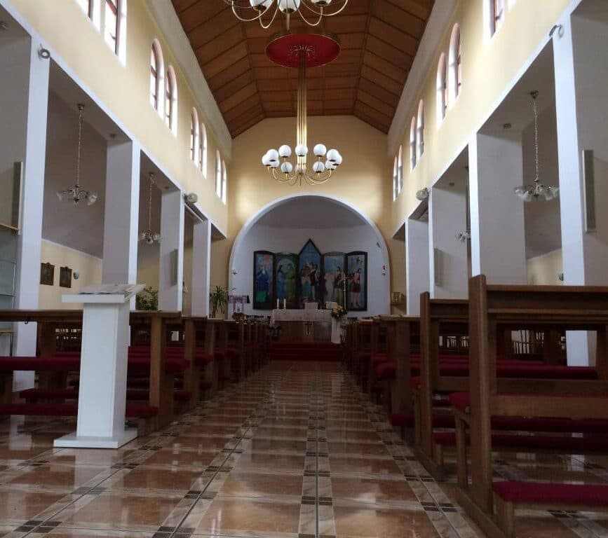 Interijer župne crkve